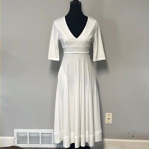 White spring dress